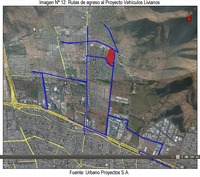 Areas de infliuencia para saidas